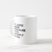 人それぞれの生き方がある。 コーヒーマグカップ (正面左)