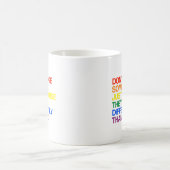 人それぞれの罪の仕方がある - コーヒーマグカップ (中央)