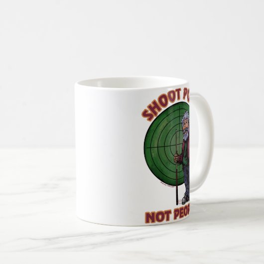 人ではなくプールを撮影 コーヒーマグカップ (正面右)