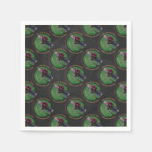 人ではなくプールを撮影 スタンダードカクテルナプキン (正面)