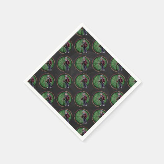 人ではなくプールを撮影 スタンダードカクテルナプキン (角)