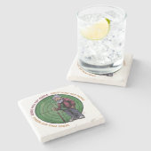 人ではなくプールを撮影 ストーンコースター (横)