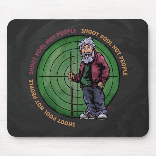 人ではなくプールを撮影 マウスパッド (正面)