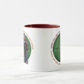 人ではなくプールを撮影 マグカップ (中央)