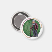 人ではなくプールを撮影 マグネット (正面/裏面)