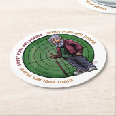 人ではなくプールを撮影 ラウンドペーパーコースター (アングル)