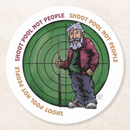 人ではなくプールを撮影 ラウンドペーパーコースター