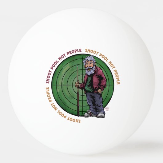 人ではなくプールを撮影 卓球ボール (裏面)