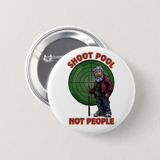 人ではなくプールを撮影 缶バッジ (正面&裏面)