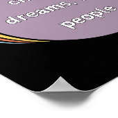 人ではなく夢を追う ポスター (角)