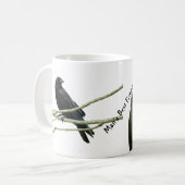 人で親友のカラスのマグ コーヒーマグカップ (正面左)