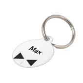 人で親友の花婿介添人のドッグタッグ ペット　ネームタグ (側面)