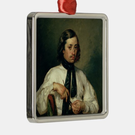 人としてとの知られているArmand Onoのポートレート メタルオーナメント (右)