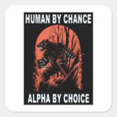 人としての運命 アルファとして選ばれた - ウルヴァリン スクエアシール (正面)