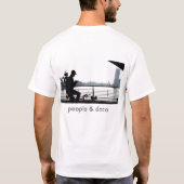 人とデータ Tシャツ (裏面)