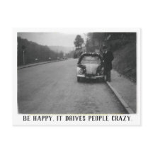 人とヴィンテージ自動車ハッピーエンド