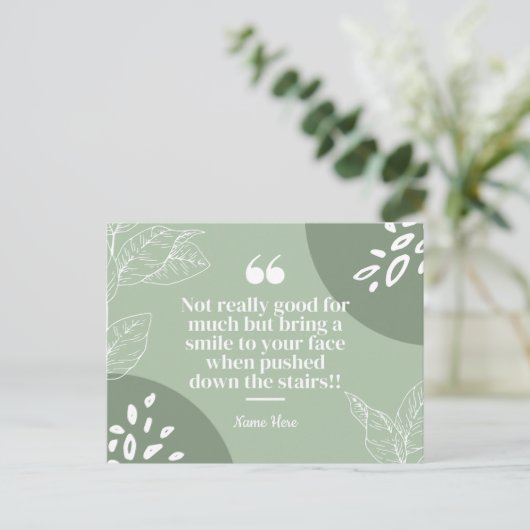 人と人が関係しているクール人がある ポストカード (スタンド正面)