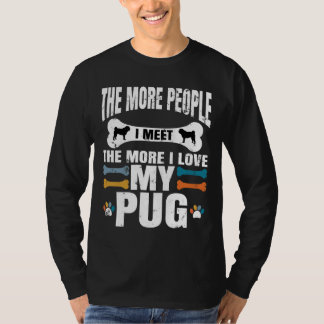 人と会えば会うほど自分の駄洒落が好きになれる Tシャツ