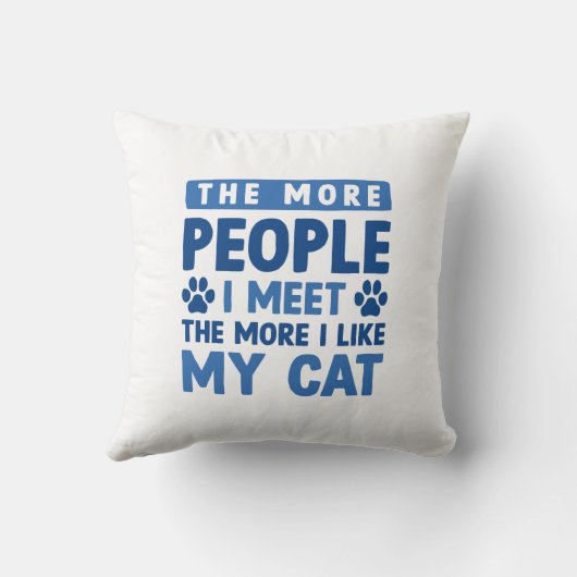 人と会えば会うほど クッション (裏面)