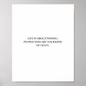 人と友達を見つけるのが人生おもしろいだ ポスター (正面)