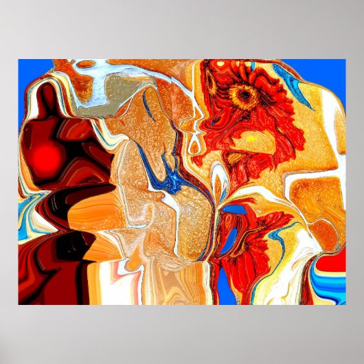 人と地球温暖化 ポスター (正面)