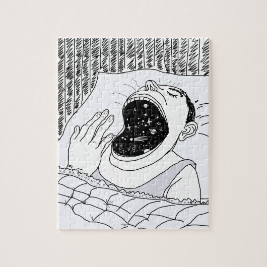 人と宇宙 ジグソーパズル (縦)