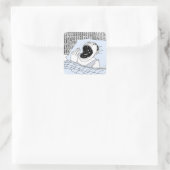 人と宇宙 スクエアシール (バッグ)