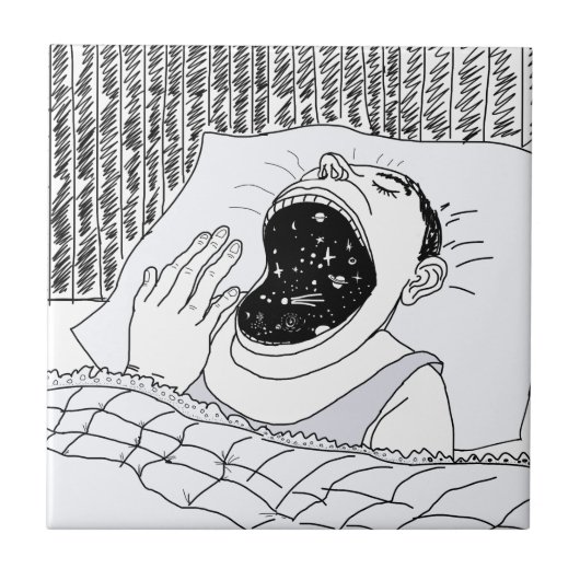 人と宇宙 タイル (正面)