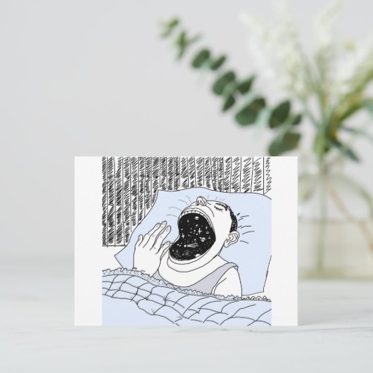 人と宇宙 ポストカード (スタンド正面)