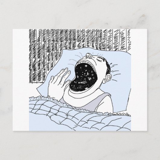 人と宇宙 ポストカード (正面)