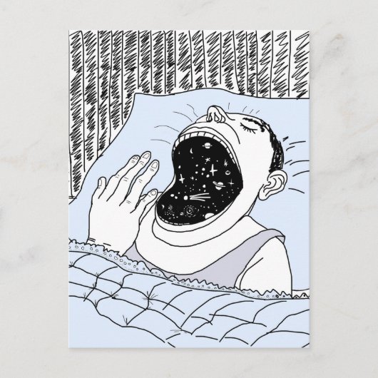 人と宇宙 ポストカード (正面)