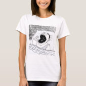 人と宇宙 Tシャツ (正面)