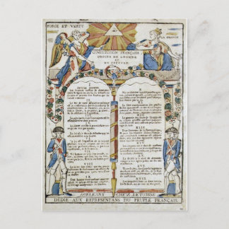 人と市民の権利宣言 ポストカード