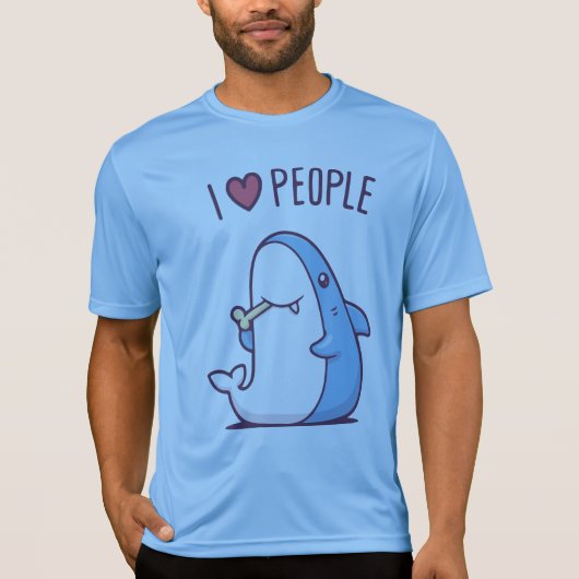 人と愛 Tシャツ (正面)