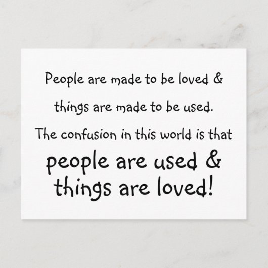 人と物 ポストカード (正面)