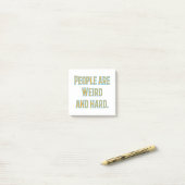 人と風変わり懸命 ポストイット (デスク上)