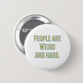 人と風変わり懸命 缶バッジ (正面&裏面)