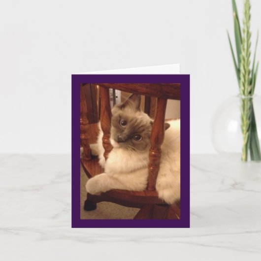 人にバレンタインデー恋しく思ン カード (正面)