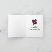 人にバレンタインデー恋しく思ン カード (内部)