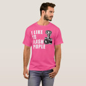 人にフラッシュするのが好き Tシャツ (正面フル)