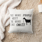 人に会うほどヤギが好き!!!! クッション (ブランケット)