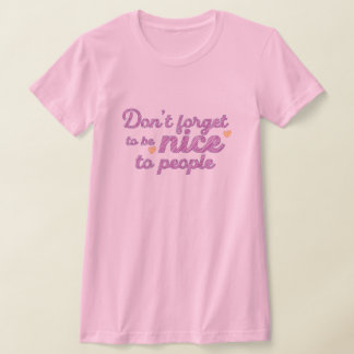 人に優しい Tシャツ