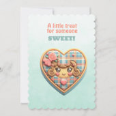 人に少し甘い物を与える シーズンカード (正面)