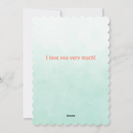 人に少し甘い物を与える シーズンカード (裏面)