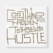 人に良いことが起こる マグネット (正面)