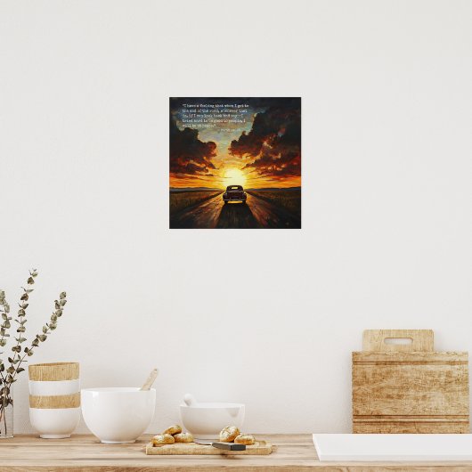 人に良い（ドア1055） ポスター (キッチン)