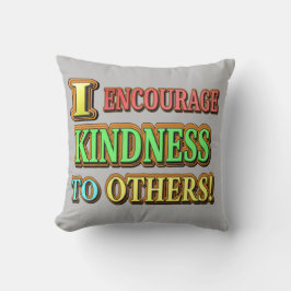 「人に親切にしてやれよ！」 可愛いデザイン買 クッション