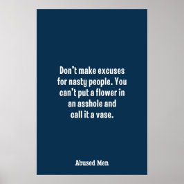 人に言い訳しな扱いにくいで… ポスター