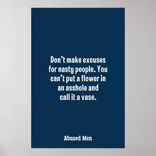 人に言い訳しな扱いにくいで… ポスター (正面)