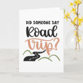 人に道行と言われましたか？ カード (黄色い花)